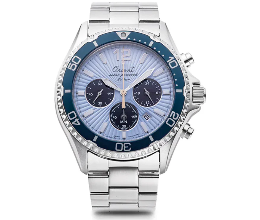 Orient Mako 75th Anniversary Limited Model RN-TX0210L Solar Watch Rare