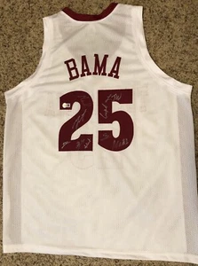 2025 Alabama Basketball Jersey Signed By 9 Players Including Sears. Beckett - Picture 1 of 5