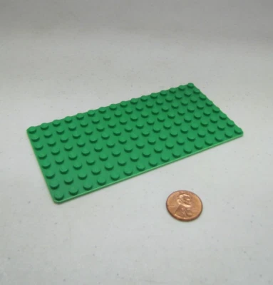 Placa Base Lego 8 x 16 Superficie Verde Brillante para Construcción CASA DE LA CIUDAD TIENDA TIENDA Foto 1 de 3