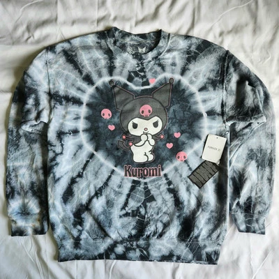 Sudadera Kuromi Sanrio Hello Kitty Forever 21 Gris Tie-Dye Pequeña Estampado Gráfico Foto 1 de 4