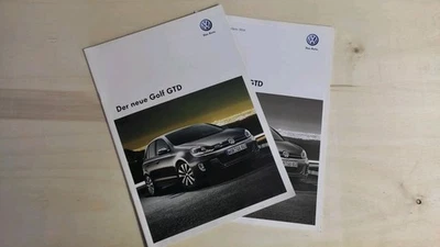 VW Golf GTD 2009 Prospekt Brochure Catalog Folder Depliant + Listino TEDESCO  - Immagine 1 di 3
