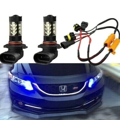 8000K Ice Blue LED Daytime Running Light Kit for Honda Civic Accord CRV Acura - Image 1 of 4