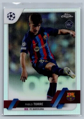 2022-23 Topps Chrome UEFA Club Competitions #32 Pablo Torre Refractor - Image 1 of 2
