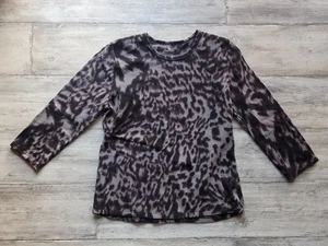 Camisa Cuddl Duds Fleecewear para mujer XL X grande negra gris polar capa elástica - Imagen 1 de 1