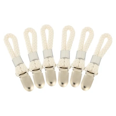  6 Pcs Handtuchclips Mit Schlaufen Badezimmerhandtuchhalter Handtuchklemmen - Bild 1 von 4