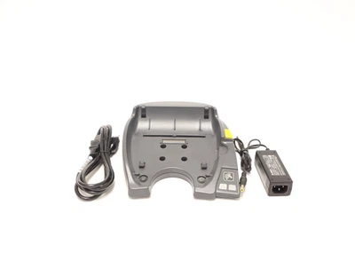 Zebra QLn420-EC Portable Printer Ethernet Docking Cradle w/Power Adapter - Image 1 of 4