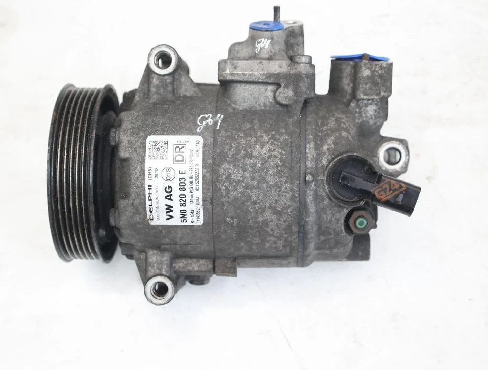 Compresor aire acondicionado VW PASSAT Variant 36 5N0820803E DELPHI 2.0 103 KW 140 CV diésel Foto 1 de 4