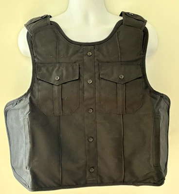 Camisa uniforme limpo SAFARILAND U1 armadura transportadora lateral aberta 2 bolsos GG preta - Imagem 1 de 4