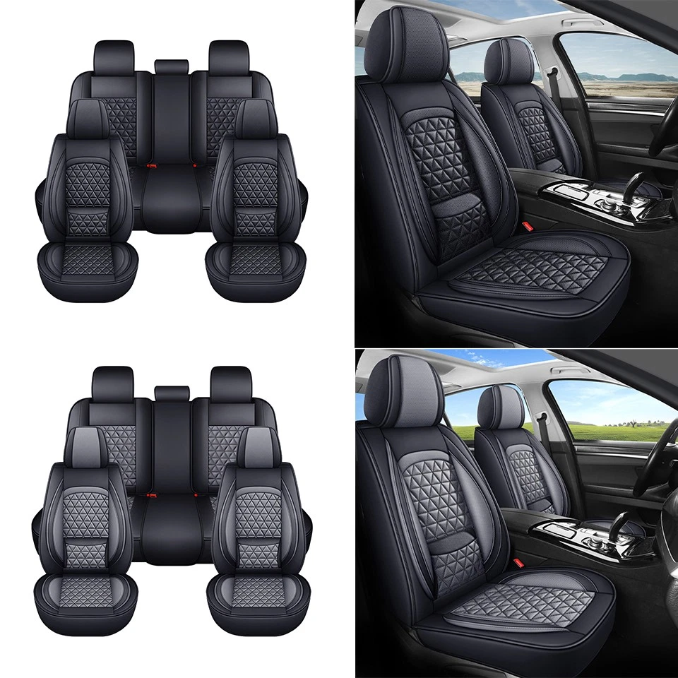 PU Leather Waterproof Seat Covers (2/5 Seats) For Kia Forte 2010-2025 - Image 1 of 1