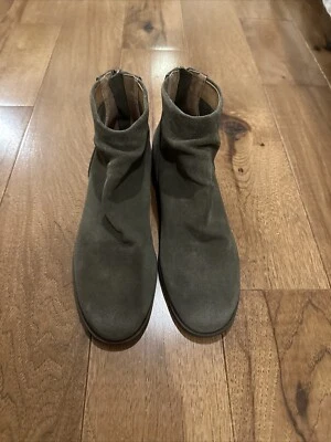 GENTLE SOULS KENNETH COLE Womens Green Slouch Emma Leather Booties 7.5 - Image 1 of 4