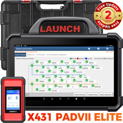 2025 LAUNCH X431 PAD 7 VII Elite Outils Diagnostic OBD2 Programmation ÉCU J2534 - Image 1 of 4