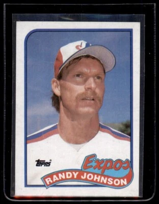 1989 Topps #647 Randy Johnson RC - Image 1 of 2