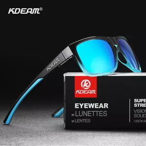 KDEAM Sports Polarized Sunglasses Mens Women Outdoor Driving Shade Glasses UV400 - Picture 1 of 13