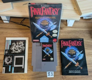 Final Fantasy I (NES) With Map, Manual, Box Sleeve + Protector Tested and Works! - Imagen 1 de 18