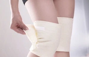 Kniewärmer aus Schurwolle 1 Paar - Bild 1 von 1