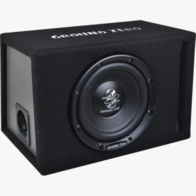 Ground Zero Subwoofer in cassa reflex GZIB 20BR box auto dimensioni ridotte - Immagine 1 di 2
