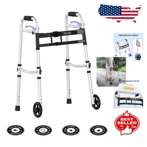 Durable Adjustable Walker for Seniors - Safe Trigger Release, Fits Narrow Spaces - Picture 1 of 11