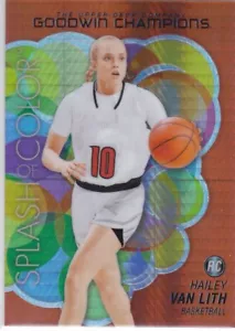 2023 UD GOODWIN CHAMPIONS..HAILEY VAN LITH..SPLASH OF COLOR..ORANGE PRISM../499 - Bild 1 von 2
