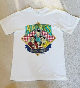Camicia Andy Griffith Vintage Nuova Vecchio Stock Anni 80 Zia Ape's Country Kitchen L - Foto 1 di 4