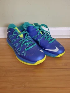 NIKE Air LeBron James X 10 "Sprite" Low 2013 Mens Size 7.5 Women 9.5 579785 500 - Picture 1 of 7