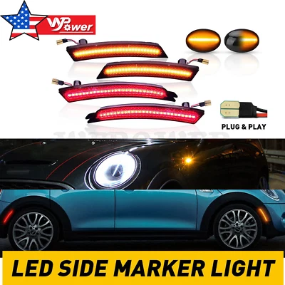 Front Rear LED Side Marker Signal Light For Mini Cooper R55 R56 R57 R58 R59 R60 - Image 1 of 4