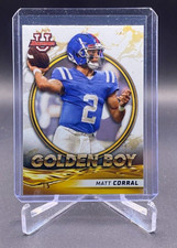 Matt Corral Rookie Card 2022 Topps Bowman Golden Boy #GB-4