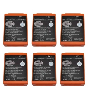 6X 2500mAh 6V BA225030 Ni-Mh Battery for HBC Crane Remote Pump Truck Battery NEW - Picture 1 of 9