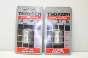 (2) Thorsen Professional 3/8", 3/8" Drive 6 puntos Socket 51212 Taiwán De colección - Imagen 1 de 5