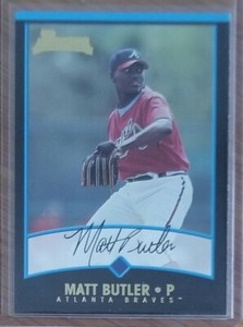 2001 Bowman Gold #352 Matt Butler Atlanta Braves Baseball Card 