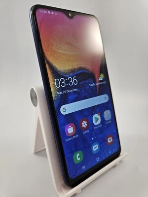 Samsung Galaxy A10 Light Blue Unlocked Dual Sim 32GB 6.2" Android Smartphone - Image 1 of 4