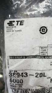 100 NUEVO TE CONECTIVIDAD MECANIZADO CONTACTO PACK DE 100 38943-20L bx118 - Imagen 1 de 2