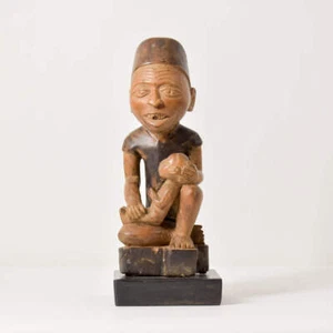 Kongo Umstandsfigur auf Sockel Kongo - Bild 1 von 10