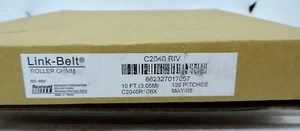 LINKBELT C2040 10' INDUSTRIAL ROLLER CHAIN 120 Pitch N.O.S. - Picture 1 of 2