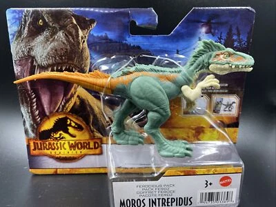 JURASSIC WORLD DOMINION Moros Intrepidus Dinosaurio Feroz Pack NUEVO Foto 1 de 2