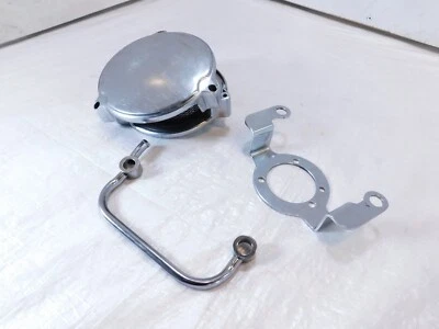 Filtro de aire cromado y cubierta Harley Davidson EVO Electra Glide Softail Dyna Foto 1 de 4