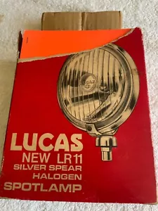 Lucas Spotlight Silver Spear Old Stock Boxed With Switch and Cable - Picture 1 of 20