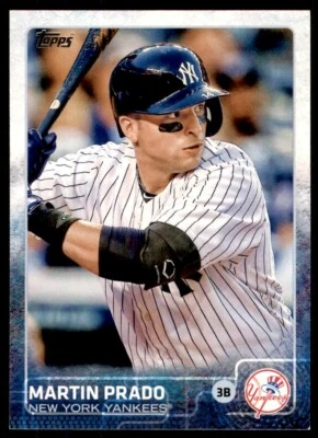 2015 TOPPS #302 MARTIN PRADO NEW YORK YANKEES - Image 1 of 2