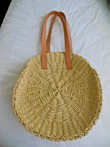 Jenni Kayne * Circle Beach Basket Bag * Free Shipping - Picture 1 of 4
