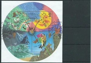 GB MINIATURE SHEET - 2001 - THE WEATHER - FINE USED - Picture 1 of 1