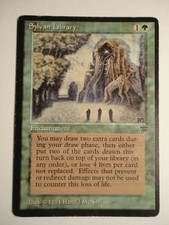 Sylvan Library Legends  English  MP MTG Magic the Gathering