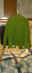 GAP Women's Vintage Kelly Green Corduroy Pea Coat Jacket Size Small - Picture 1 of 1