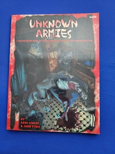 Libro de reglas básicas de ejércitos desconocidos - Juegos de atlas (firmado por Greg Stolze) - Imagen 1 de 3