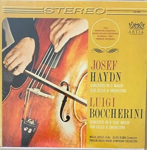 SEALED & MINT "Haydn, Boccherini: Cello Concertos" LP Sadlo 1960s Atria Stereo - Picture 1 of 2