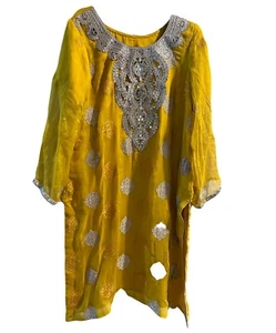 pakistani shalwar kameez stitched 3 piece - Picture 1 of 4