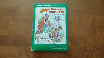 INTELLIVISION LAS VEGAS BLACKJACK & POKER HTF TAIWAN RELEASE BOXED - Image 1 of 4