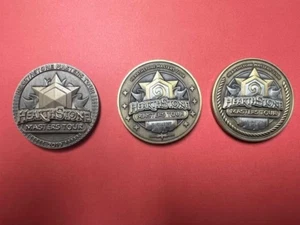 Hearthstone Masters Tour Bucharest Arlington Las Vegas Blizzard Metal Coin - Picture 1 of 2