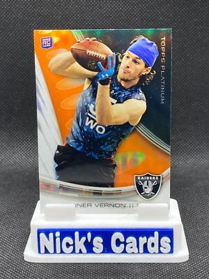 2013 Topps Platinum #102 Conner Vernon RC Oakland Raiders - Image 1 of 2