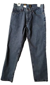 Lee Herren 32/32 blau Denim Jeans entspannte Passform gerades Bein mittlerer Stein neu mit Etikett - Bild 1 von 4