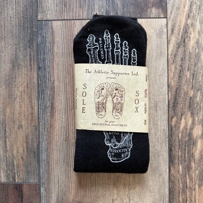 Calcetines de Anatomía Vintage Longitud de la pantorrilla Años 80 90 Huesos Musculares SUELA DE RAYOS X SOX JUVENIL Foto 1 de 4