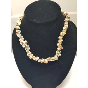 Collar Luhuanus Rebanadas Cortas Espiral Shell Cierre Barril 8.5" De Colección - Imagen 1 de 5